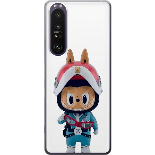 Sony Xperia 1 III Läpinäkyvä kuori How2work Labubu hirviöt x Ultraman Blue -hahmo