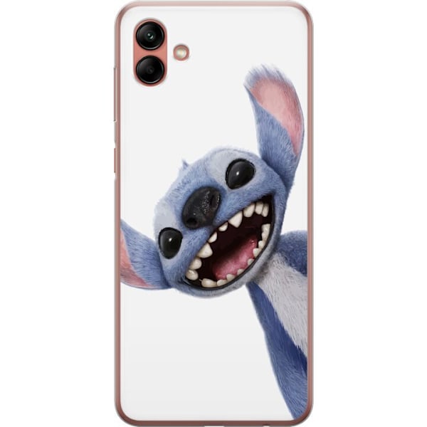 Samsung Galaxy A04 Genomskinligt Skal Lilo & Stitch