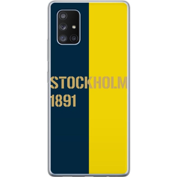 Samsung Galaxy A71 5G Genomskinligt Skal Stockholm 1891