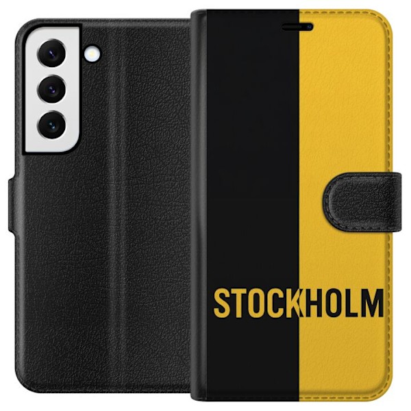 Samsung Galaxy S22+ 5G Lompakkokotelo Stockholm – jalkapallo