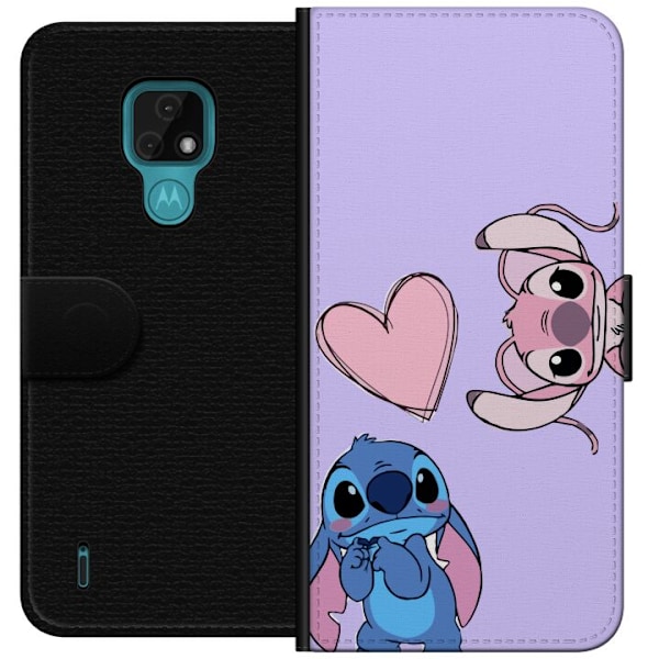 Motorola Moto E7 Tegnebogsetui Stitch Mode