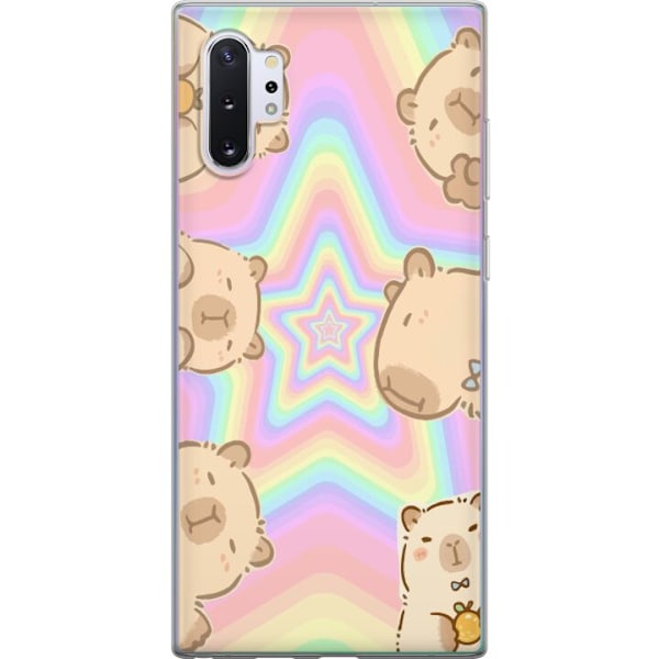 Samsung Galaxy Note10+ Läpinäkyvä kuori Kawaii Capybara Gal