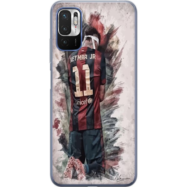 Xiaomi Redmi Note 10 5G Läpinäkyvä kuori Neymar