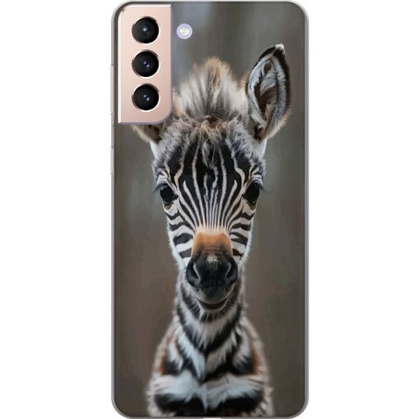 Samsung Galaxy S21 Läpinäkyvä kuori Giraffi Eläinaihe Afrikka Luonto Graafinen Kuva Savanni Villieläimet Suosittu Seinätaide Eksoottinen Teema