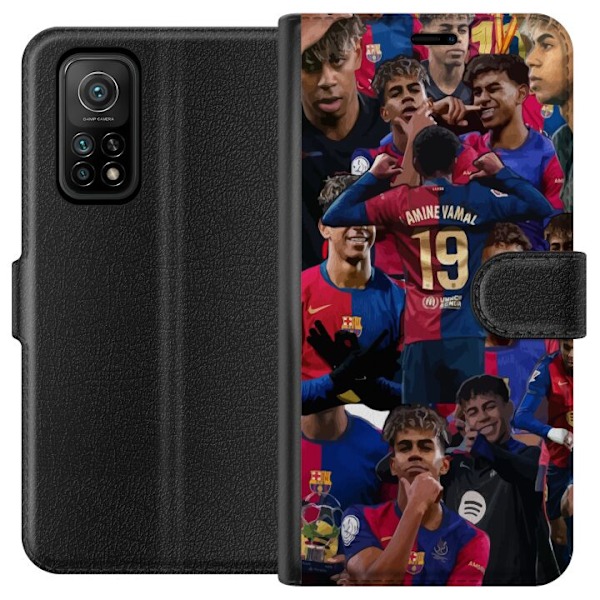 Xiaomi Mi 10T Pro 5G Lompakkokotelo Lamine Yamal mobiilikotelo jalkapallofaneille