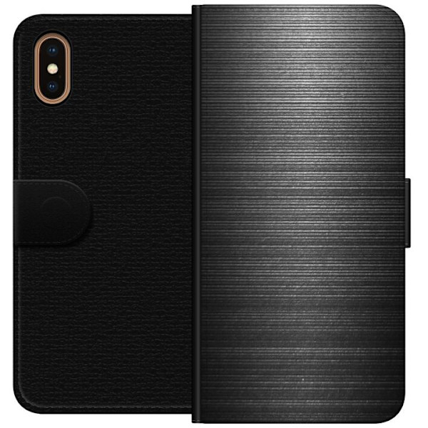Apple iPhone XS Max Lommeboketui Børstet Metalle