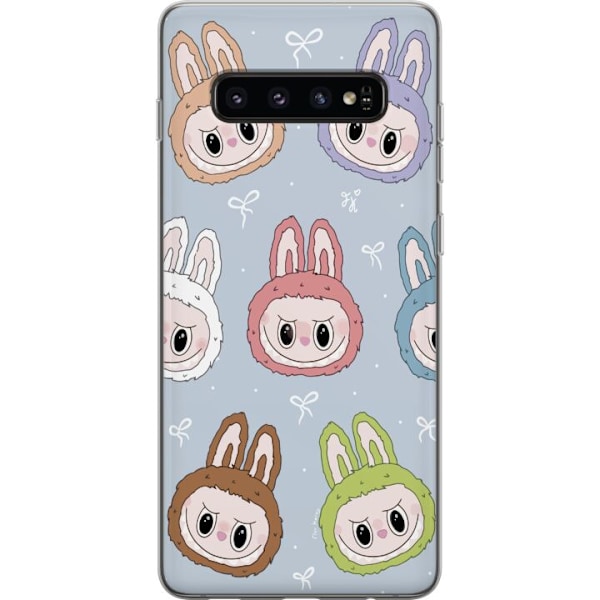 Samsung Galaxy S10 Läpinäkyvä kuori Tähtikuvioitu hirviöa