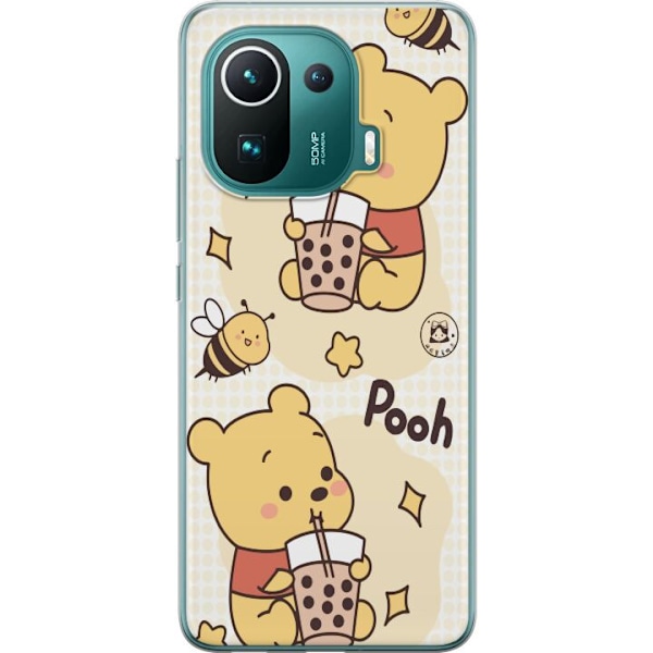Xiaomi Mi 11 Pro Läpinäkyvä kuori Nalle Pooh - klassinen ka