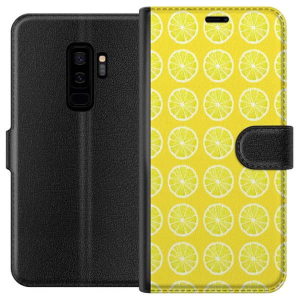 Kompatibelt Plånboksfodral till Samsung Galaxy S9+ Citroner