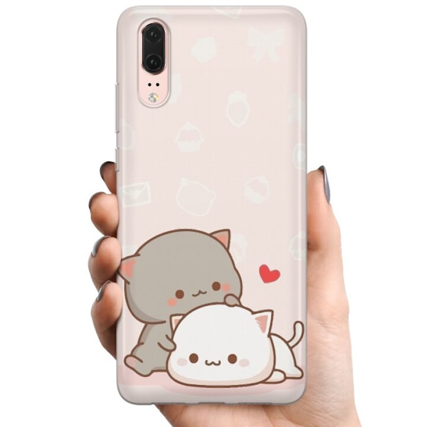 Huawei P20 TPU Matkapuhelimen kuori Kawaii