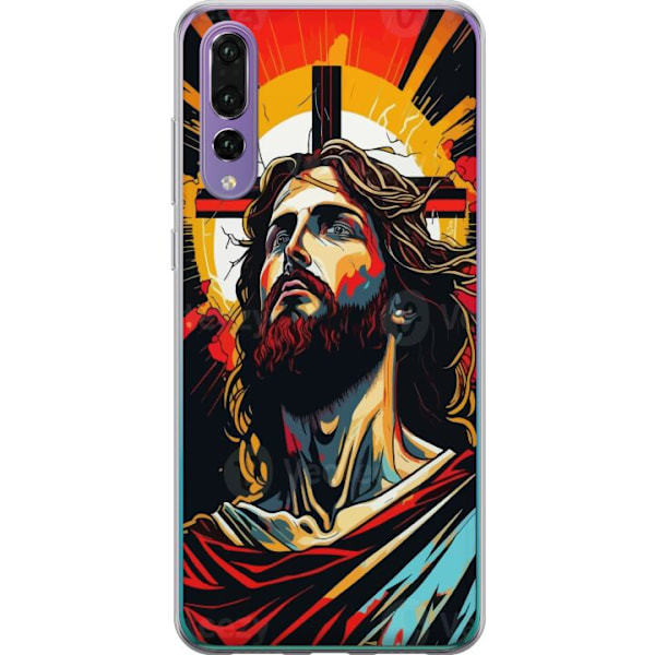 Huawei P20 Pro Genomskinligt Skal Jesus & Kort – religiöst