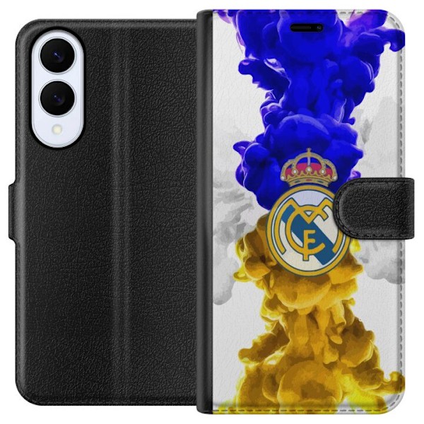 Samsung Galaxy S25 Edge Plånboksfodral Real Madrid Färger