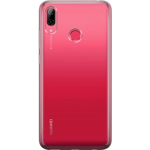 Huawei Y7 (2019) Läpinäkyvä Kuoret TPU
