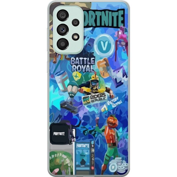 Samsung Galaxy A73 5G Gennemsigtig cover Fortnite