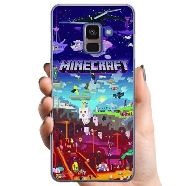 Samsung Galaxy A8 (2018) TPU Mobilskal Minecraft