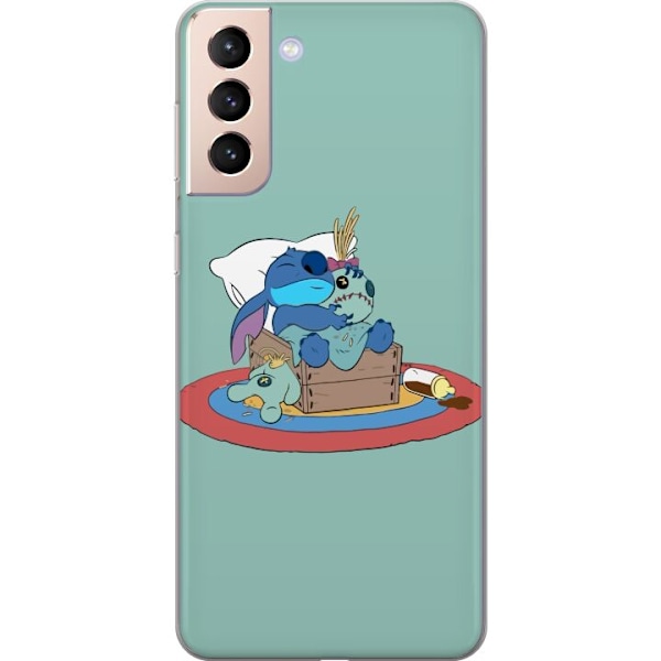 Samsung Galaxy S21 Gennemsigtig cover Stitch sov godt