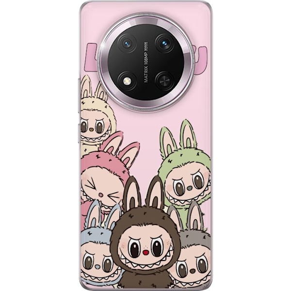 Honor Magic7 Lite Läpinäkyvä kuori Labubu Classics
