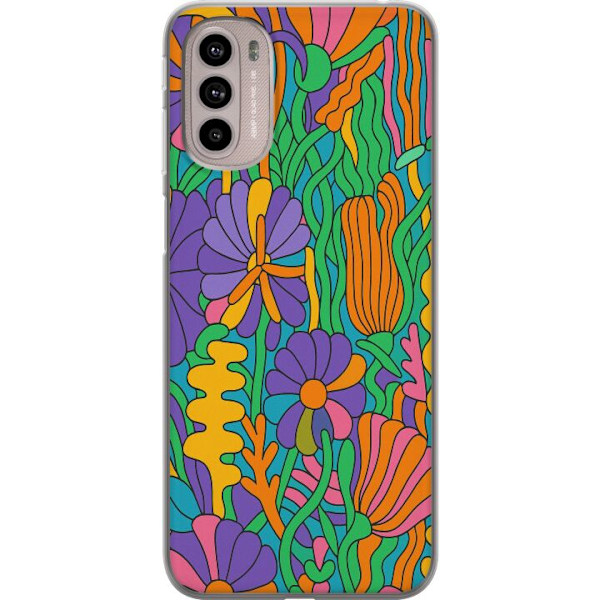 Motorola Moto G41 Gennemsigtig cover Farveeksplosion