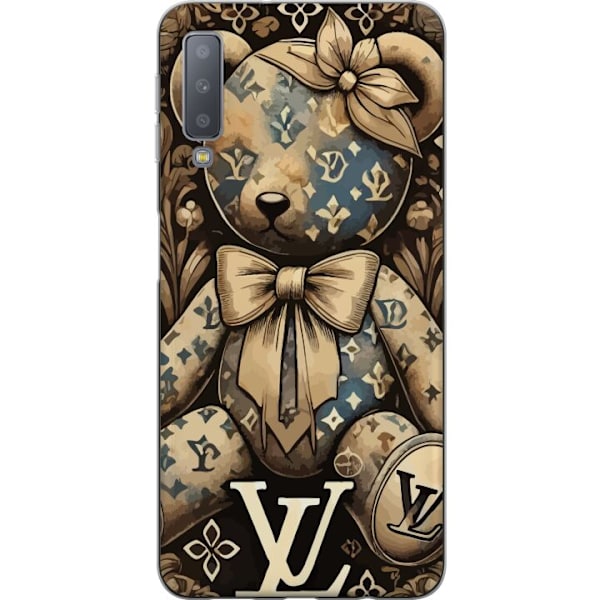 Samsung Galaxy A7 (2018) Genomskinligt Skal Teddy Vuitton