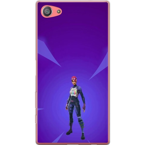 Sony Xperia Z5 Compact Gennemsigtig cover Fortnite - Brite Bom