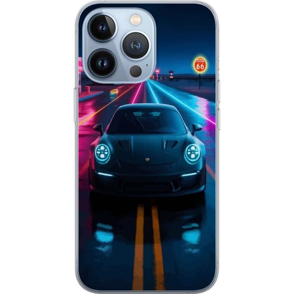 Kompatibelt Mobildeksel til Apple iPhone 13 Pro Sportsbil Neonbil Racing Drift