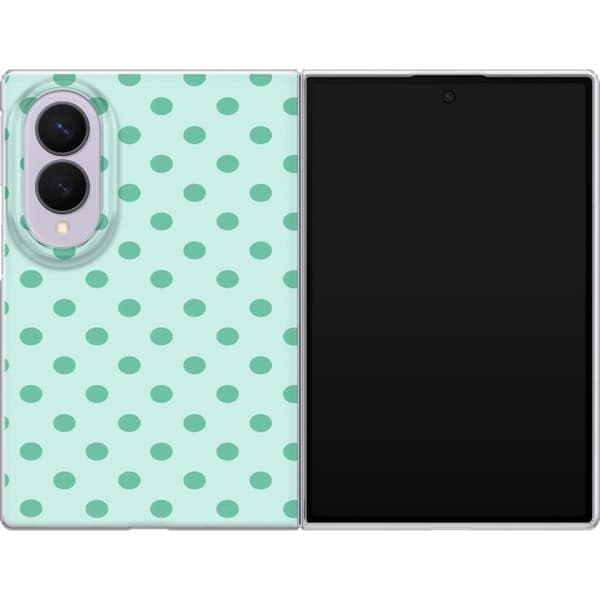 Kompatibelt Mobildeksel til Samsung Galaxy Z Fold8 Turkise mintprikker turkis