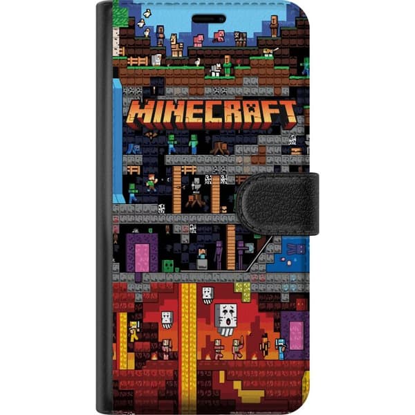 Kompatibel Tegnebogsetui til Apple iPhone 7 Minecraft