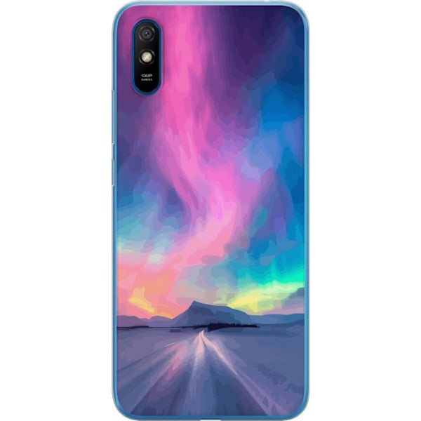 Xiaomi Redmi 9A Läpinäkyvä kuori Revontuli