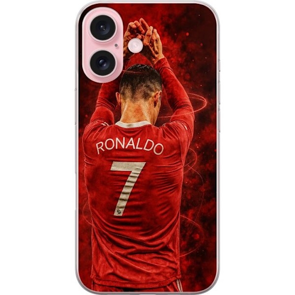 Apple iPhone 16 Läpinäkyvä kuori Ronaldo