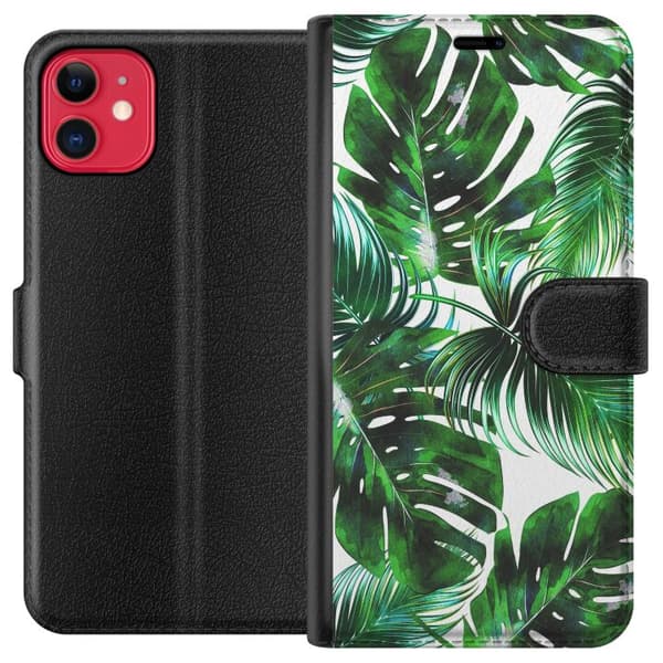 Yhteensopiva Lompakkokotelo Apple iPhone 11 Lehti