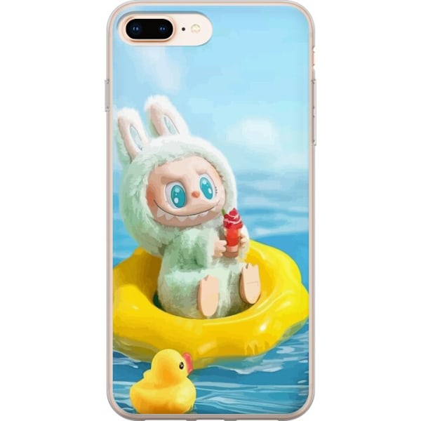 Apple iPhone 8 Plus Gennemsigtig cover Labubu Macaron-serie
