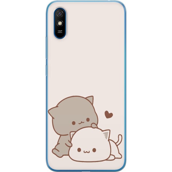 Xiaomi Redmi 9A Gennemsigtig cover Kawaii Søde Katte