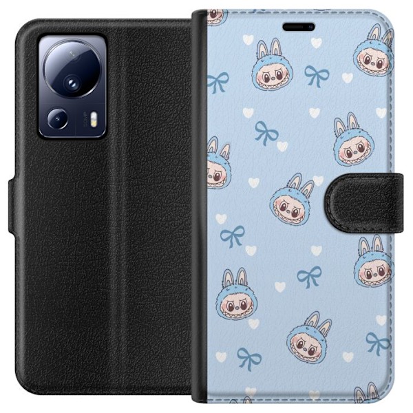 Xiaomi 13 Lite Tegnebogsetui Labubu Ildånd