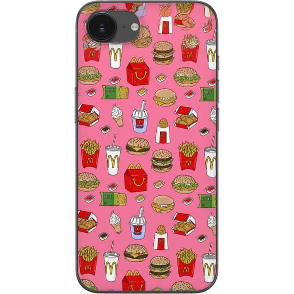 Kompatibelt Mobildeksel til Apple iPhone 17e Fastfood rosa