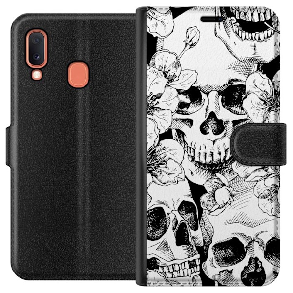 Samsung Galaxy A20e Tegnebogsetui skal