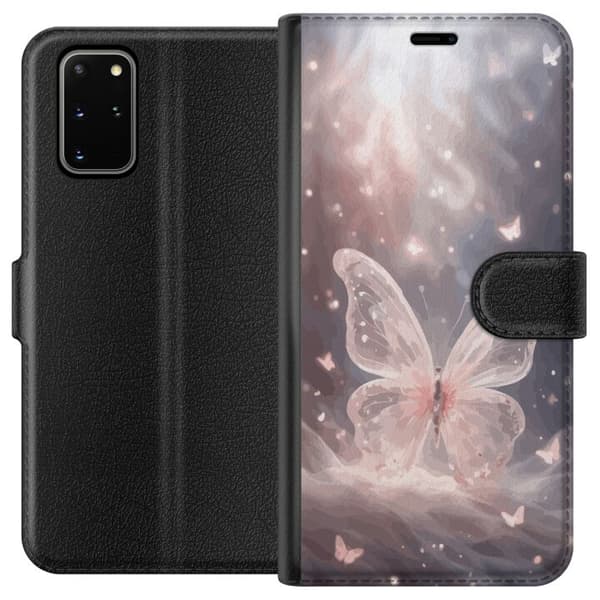 Yhteensopiva Lompakkokotelo Samsung Galaxy S20+ Perhonen