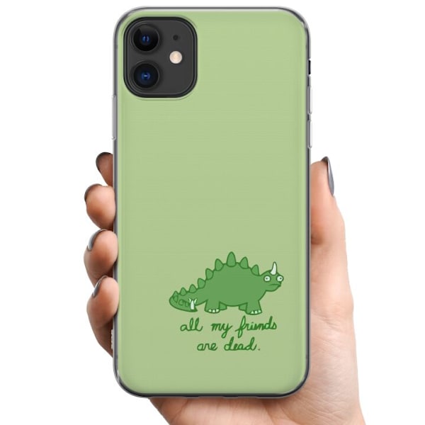 Apple iPhone 11 TPU Mobilskal Dinosaurier
