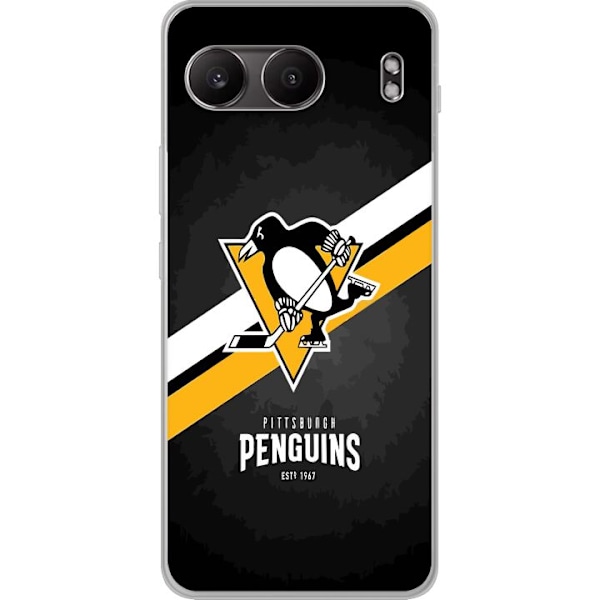 OnePlus Nord 4 Gennemsigtig cover Pittsburgh Penguins (NHL)