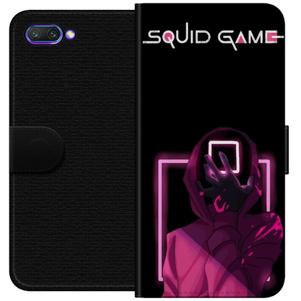 Honor 10 Lompakkokotelo Squid Game Teema Suosittu Sarja Motiivi Graafinen Ikoninen Suunnittelu Aasialainen Popkulttuuri Jännitys Draama