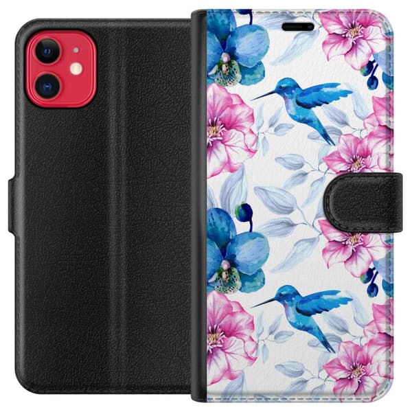 Kompatibel Tegnebogsetui til Apple iPhone 11 Kolibri