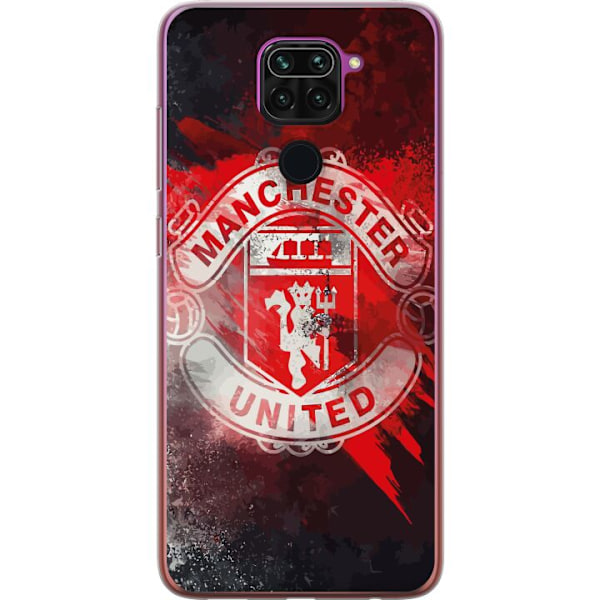 Xiaomi Redmi Note 9 Gennemsigtig cover Manchester United F.C.