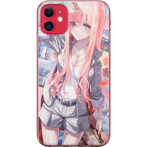 Apple iPhone 11 Gennemsigtig cover Anime pige sød