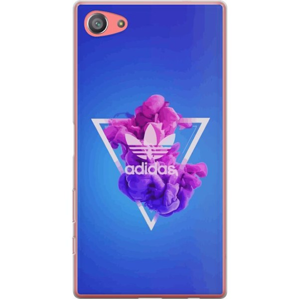 Sony Xperia Z5 Compact Gennemsigtig cover Adidas-inspireret bl