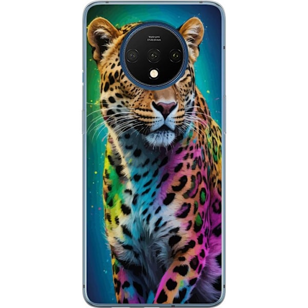 OnePlus 7T Gennemsigtig cover Leopard