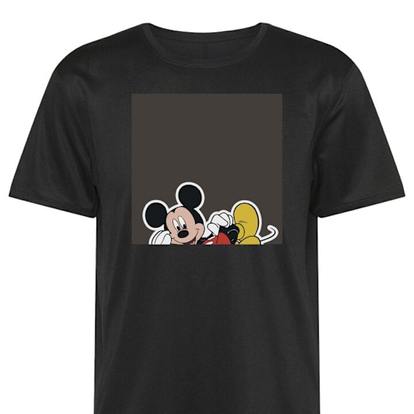 Trænings T-shirt | Sport T-shirt til Voksen Gucci Mickey Mous sort XX-Large