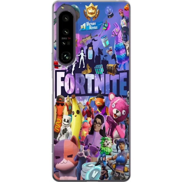 Sony Xperia 1 IV Gennemsigtig cover Fortnite