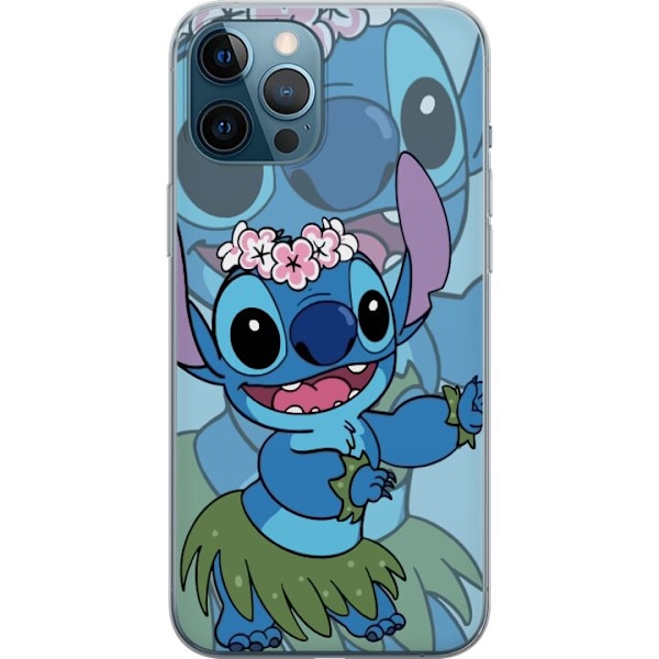 Apple iPhone 12 Pro Max Läpinäkyvä kuori Stitch tähtien alla - Taianomainen Anime-tyyli