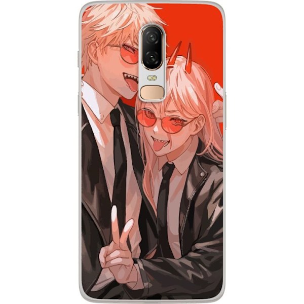 OnePlus 6 Gjennomsiktig deksel Chainsaw Man