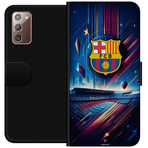 Samsung Galaxy Note20 Plånboksfodral FC Barcelona