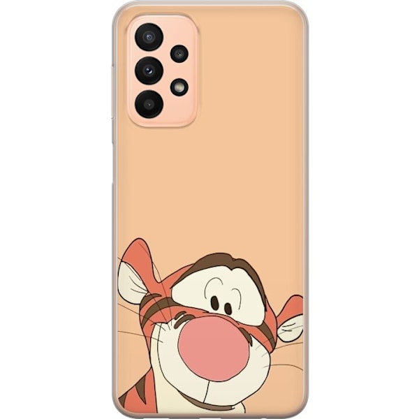 Samsung Galaxy A23 Läpinäkyvä kuori Tiger HEJ!